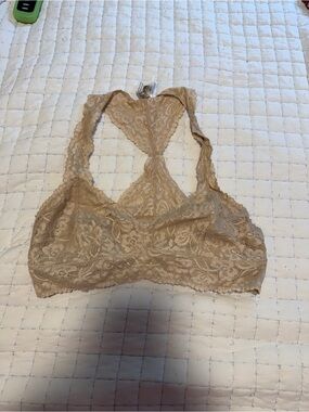 Free People Bralette, nude, size large